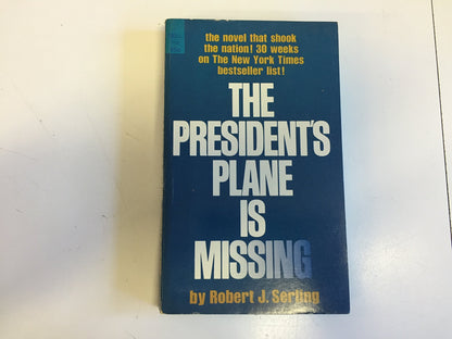 Vintage 1968 Mass Market Paperback The President's Plane Is Missing Robert J. Serling Dell Books First Ed