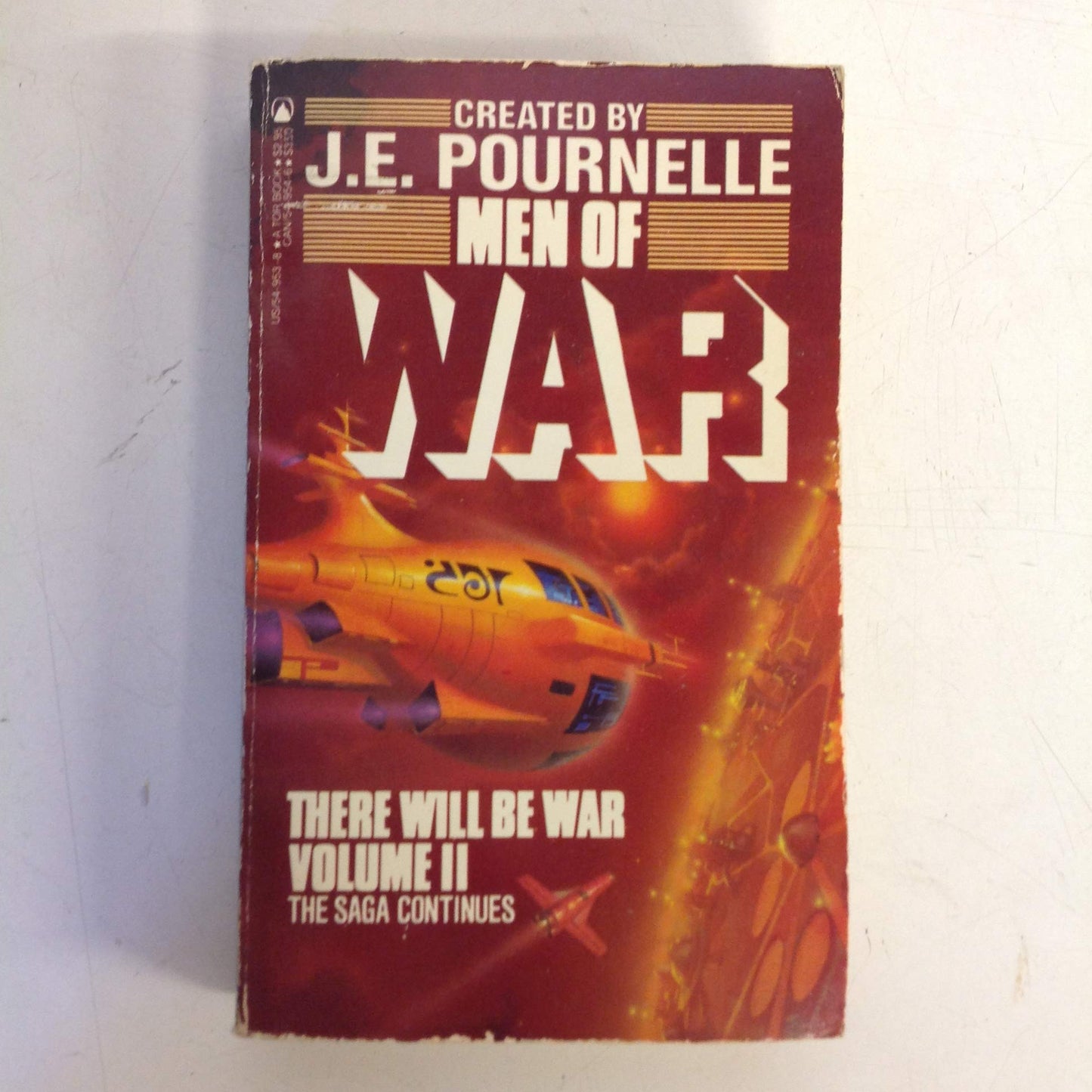 Vintage 1984 Mass Market Paperback Men of War Volume II: There Will Be War J E Pournelle