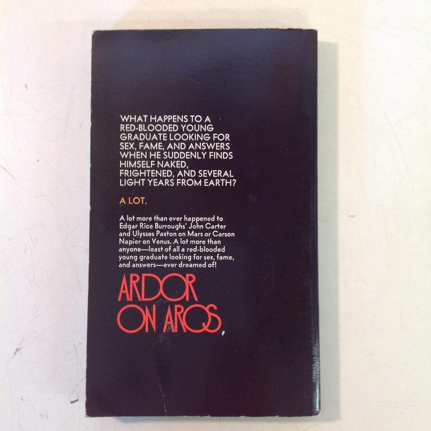 Vintage 1973 Mass Market Paperback Ardor On Aros Andrew J. Offutt