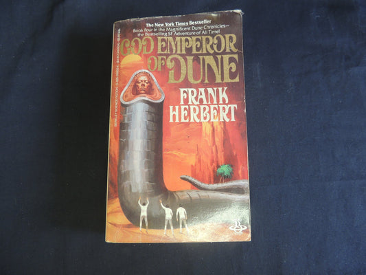 Vintage 1984 Mass Market Paperback God Emperor of Dune Frank Herbert