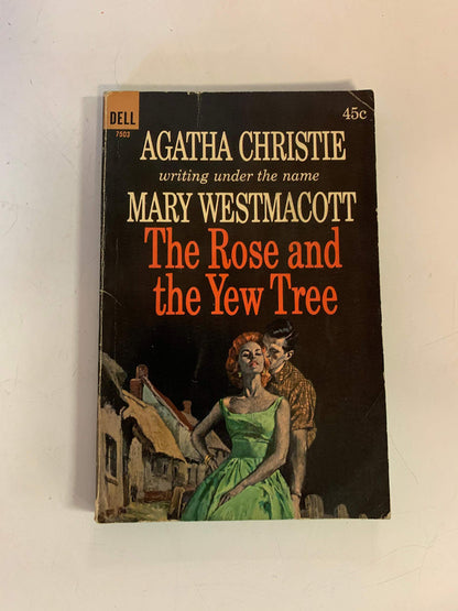 Vintage 1964 Mass Market Paperback The Rose and the Yew Tree Mary Westmacott Agatha Christie Dell First Printing