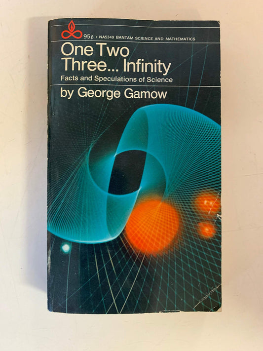 Vintage 1967 Mass Market Paperback One Two Three...Infinity George Gamow