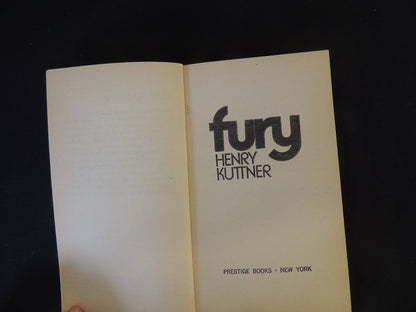 Vintage 1972 Mass Market Paperback Fury Henry Kuttner Magnum First Edition