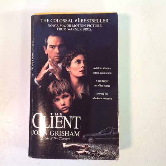 Vintage 1994 Mass Market Paperback The Client (Movie Tie-In Edition) John Grisham