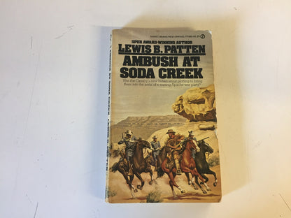 Vintage 1977 Mass Market Paperback Ambush At Soda Creek Lewis B. Patten