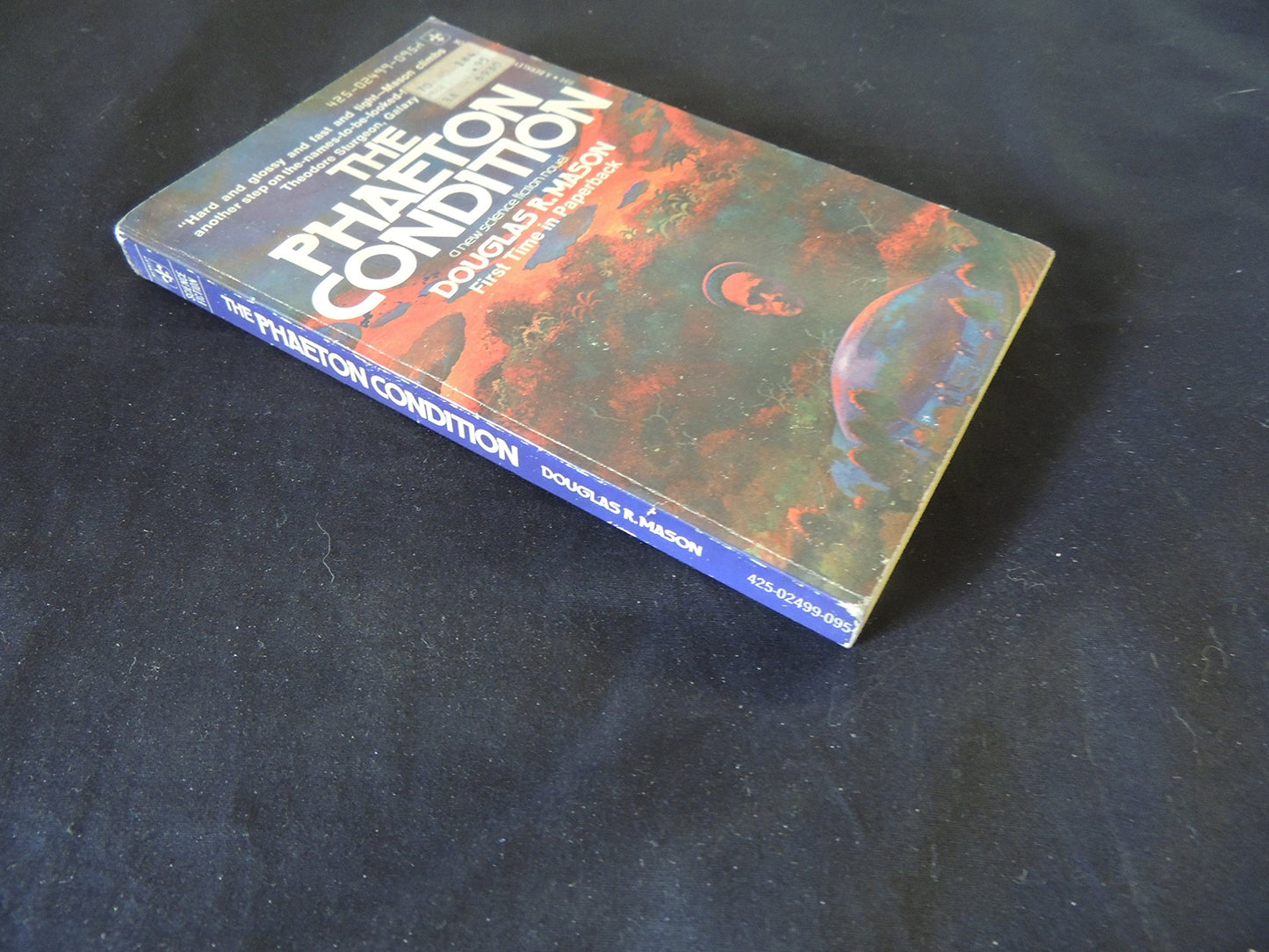 Vintage 1974 Mass Market Paperback The Phaeton Condition Douglas R. Mason Berkley Books First Edition