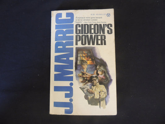 Vintage 1969 Mass Market Paperback Gideon's Power J.J. Marric Popular Library First Edition