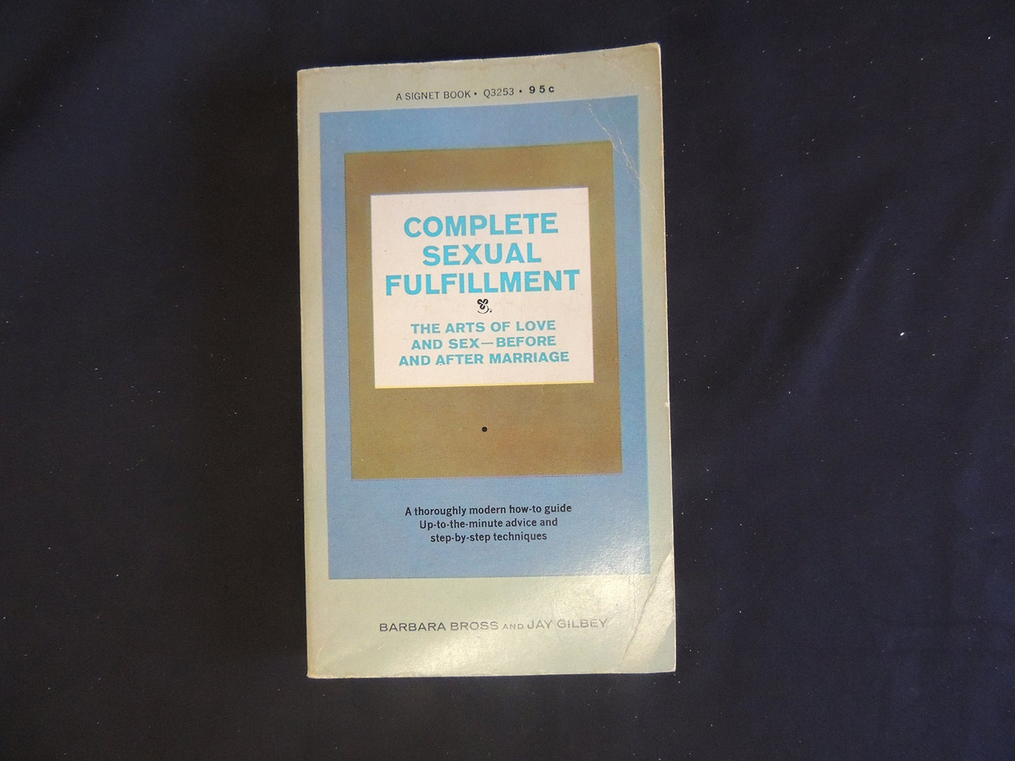 Vintage 1968 Mass Market Paperback Complete Sexual Fulfillment Barbara Bross Jay Gilbey Signet First Printing