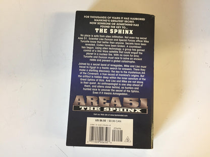 Vintage 2000 Mass Market Paperback Area 51: The Sphinx Robert Doherty