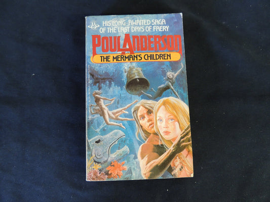 Vintage 1980 Mass Market Paperback The Merman's Children Poul Anderson Berkley Books First Printing