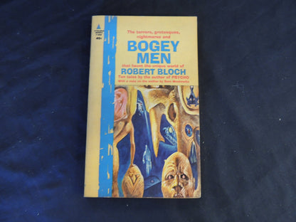 Vintage 1963 Mass Market Paperback Bogey Men Robert Bloch Pyramid Books First Printing