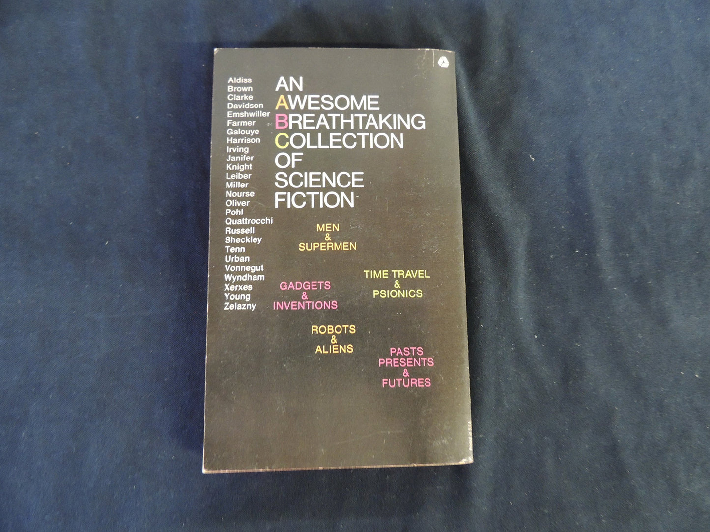 Vintage 1968 Mass Market Paperback An ABC of Science Fiction: From Aldiss to Zelazny Tom Boardman, Jr Avon Books First Printing