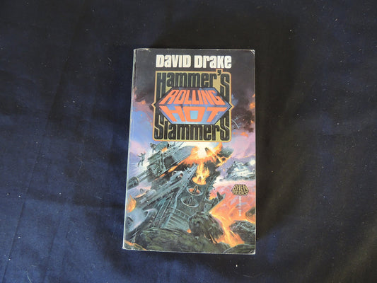 Vintage 1989 Mass Market Paperback Hammer's Slammers 4: Rolling Hot David Drake Baen Books First Printing