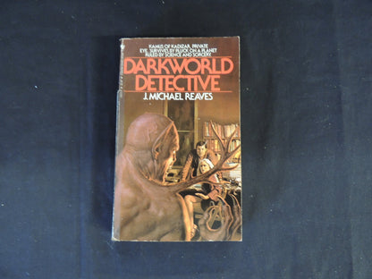 Vintage 1982 Mass Market Paperback Darkworld Detective J. Michael Reaves Bantam Books First Edition