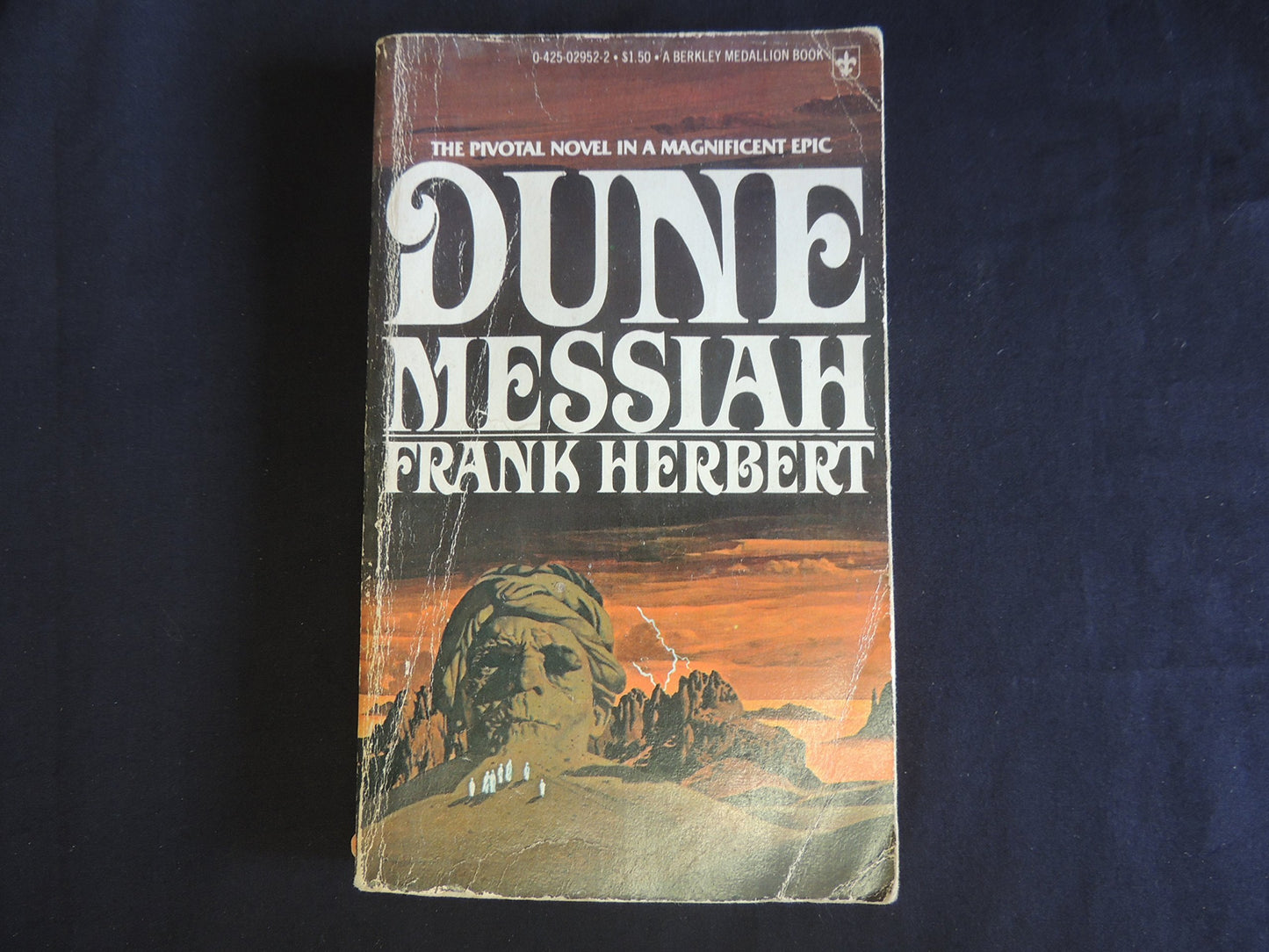 Vintage 1975 Mass Market Paperback Dune Messiah Frank Herbert