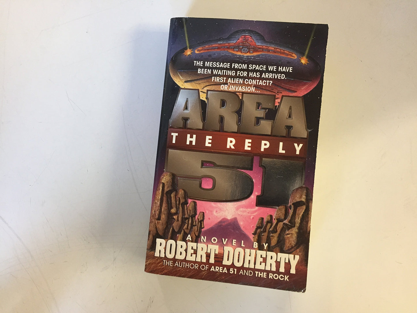 Vintage 1998 Mass Market Paperback Area 51: The Reply Robert Doherty