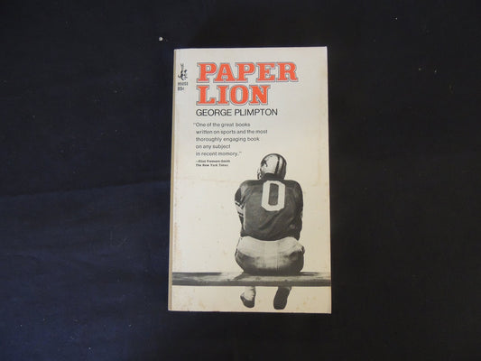 Vintage 1967 Mass Market Paperback Paper Lion George Plimpton Pocket Books First Edition