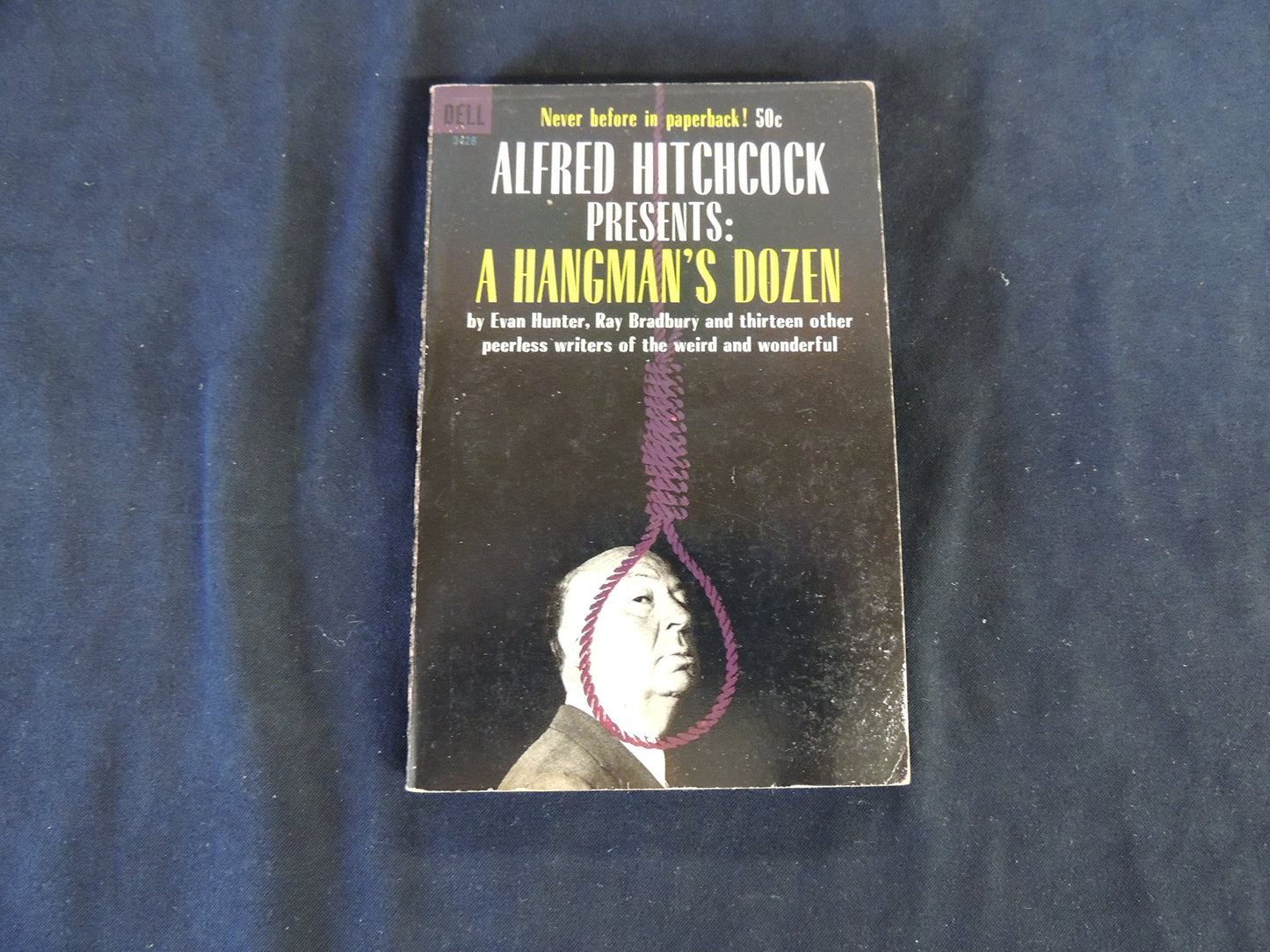 Vintage 1962 Mass Market Paperback Alfred Hitchcock Presents: A Hangman's Dozen Dell Books First Edition