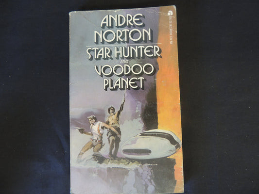 Vintage 1961 Mass Market Paperback Star Hunter/Voodoo Plan Andre Norton ACE Books First