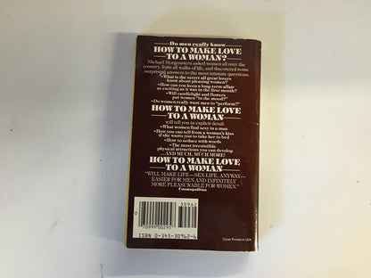 Vintage 1983 Mass Market Paperback How to Make Love to A Woman Michael Morgenstern Ballantine Books First Edition