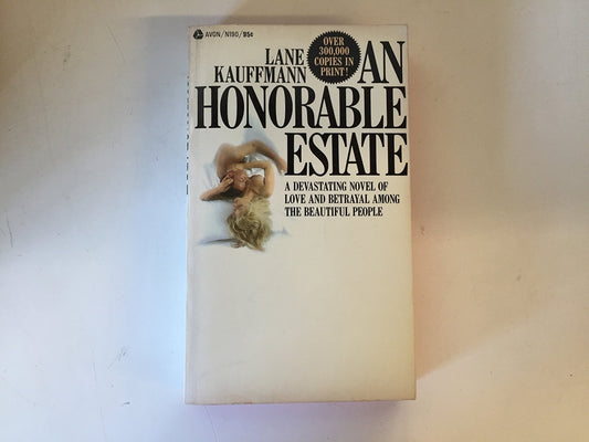 Vintage 1968 Mass Market Paperback An Honorable Estate Lane Kauffmann