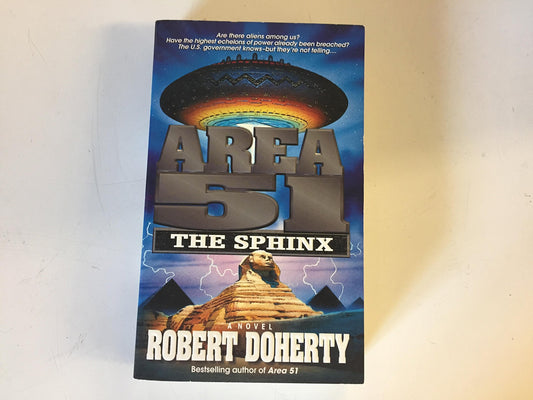Vintage 2000 Mass Market Paperback Area 51: The Sphinx Robert Doherty