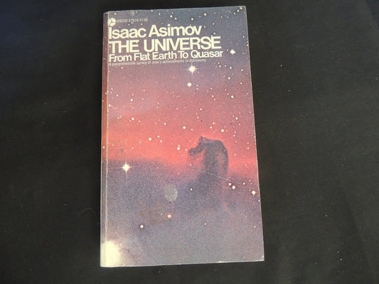 Vintage 1968 Mass Market Paperback The Universe From Flat Earth to Quasar Isaac Asimov