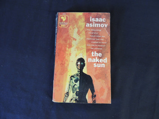 Vintage 1958 Mass Market Paperback The Naked Sun Isaac Asimov Bantam First Ed