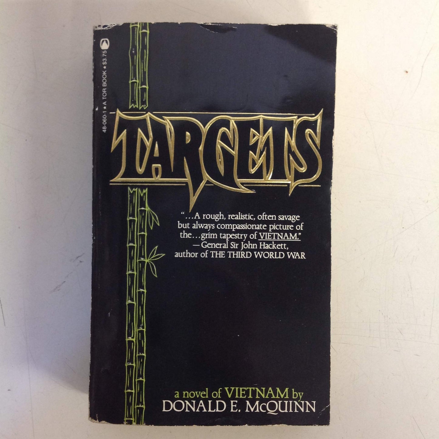 Vintage 1983 Mass Market Paperback Targets Donald E. McQuinn TOR First Edition