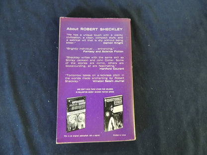 Vintage 1962 Mass Market Paperback Citizen In Space Robert Sheckley Ballantine