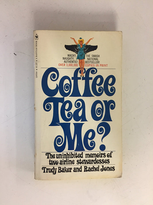 Vintage 1969 Mass Market Paperback Coffee Tea or Me? Trudy Baker Rachel Jones