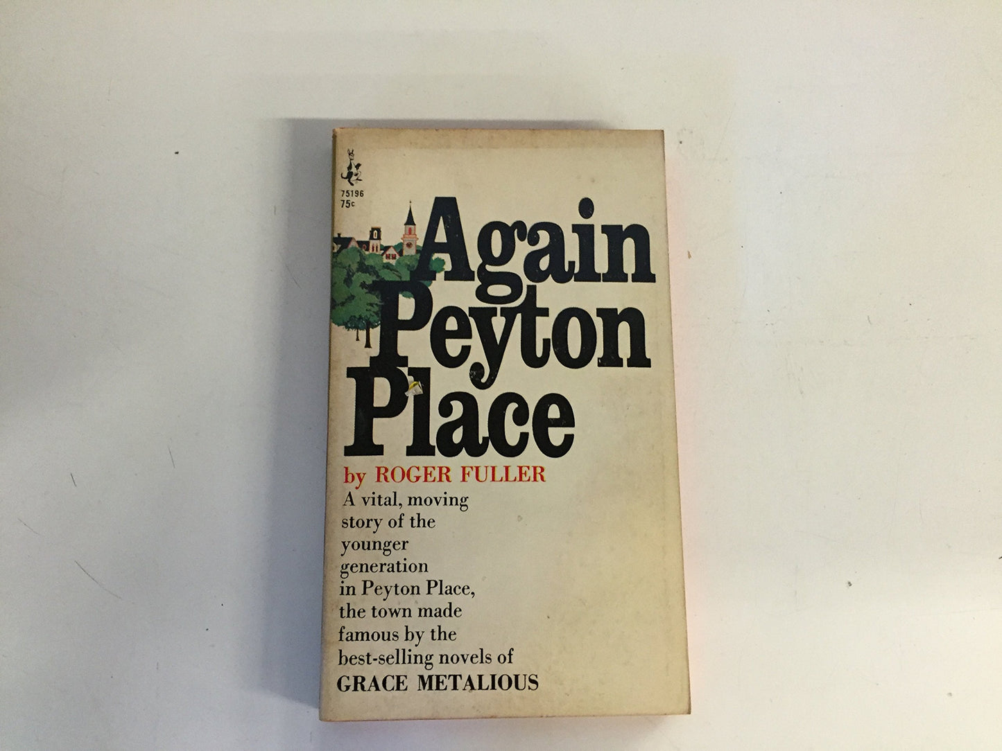 Vintage 1967 Mass Market Paperback Again Peyton Place Roger Fuller Pocket Books First Edition