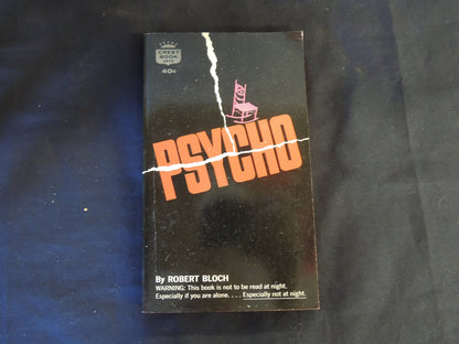 Vintage 1963 Mass Market Paperback Psycho Robert Bloch