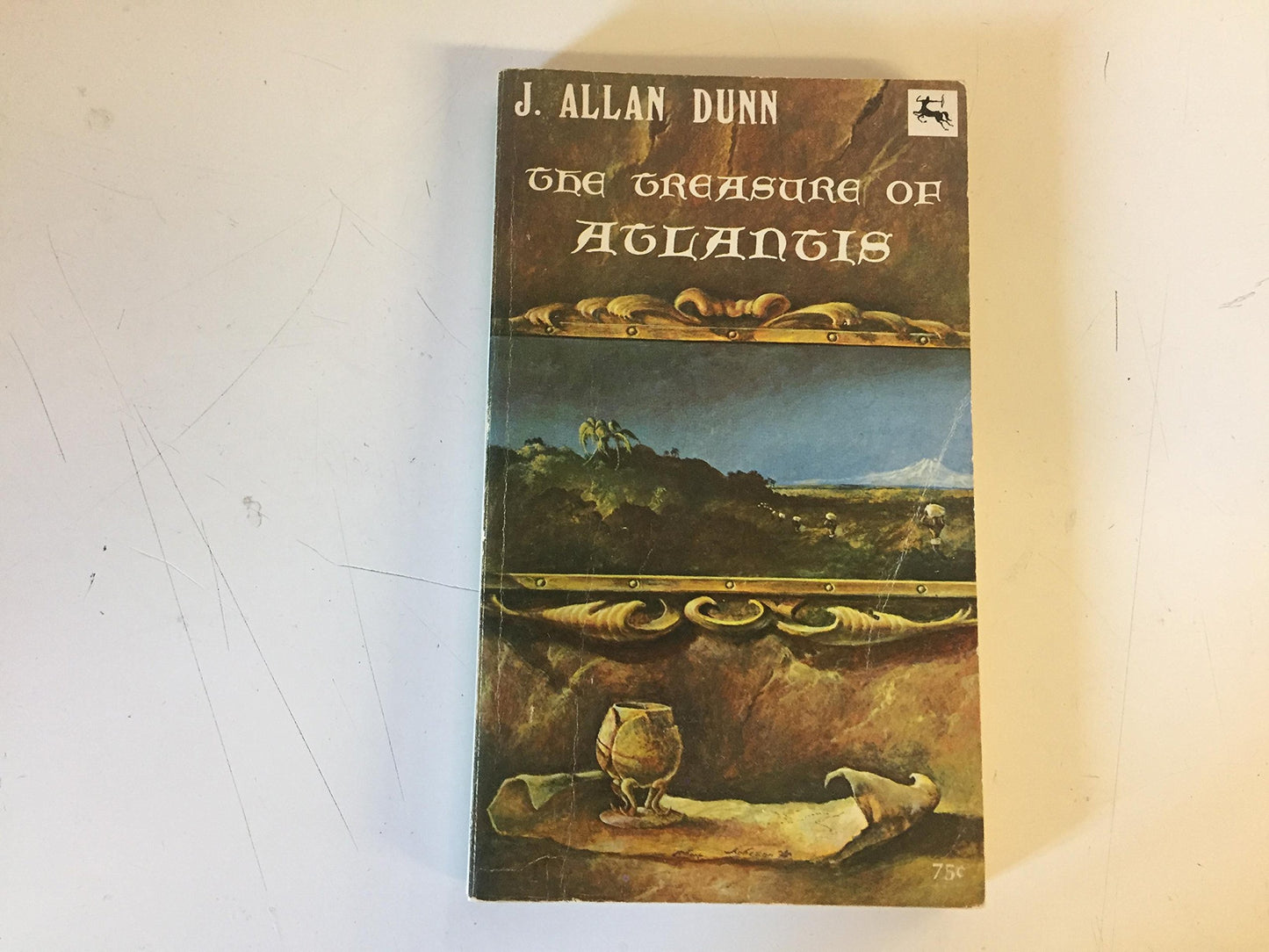 Vintage 1970 Mass Market Paperback The Treasure of Atlantis J. Allan Dunn Centaur Books First Printing