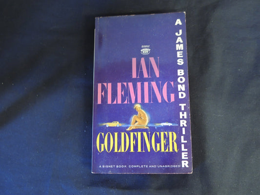 Vintage 1964 Mass Market Paperback Goldfinger Ian Fleming James Bond Thriller