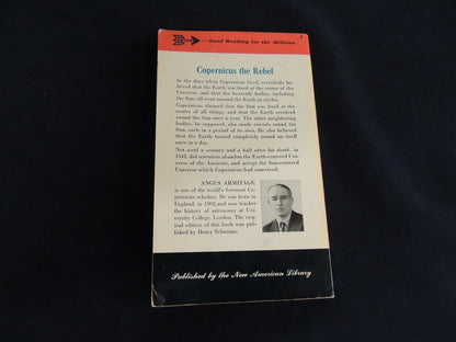 Vintage 1953 Mass Market Paperback The World of Copernicus; Sun Stand Thou Still Angus Armitage Mentor Books