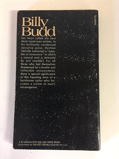 Vintage 1973 Mass Market Paperback Billy Budd Herman Melville