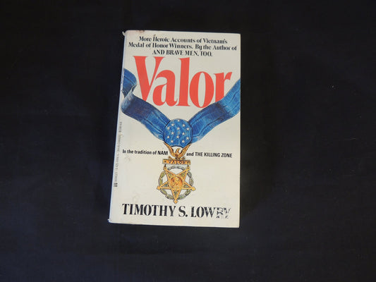 Vintage 1989 Mass Market Paperback Valor Timothy S Lowry Berkley Books First Edition