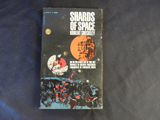 Vintage 1962 Mass Market Paperback Shards of Space Robert Sheckley Bantam First Ed