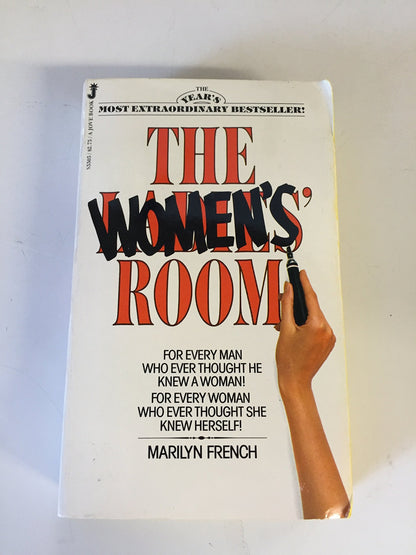 Vintage 1978 Mass Market Paperback The Women's Room Marilyn French