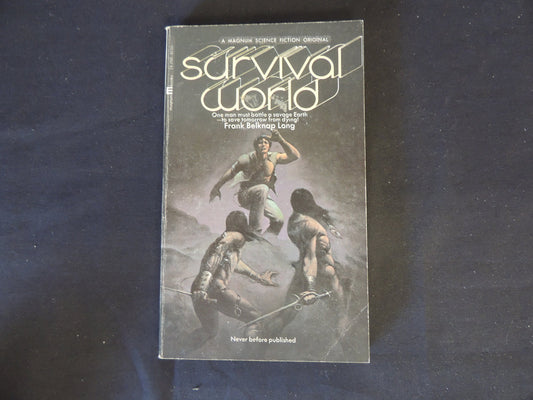 Vintage 1971 Mass Market Paperback Survival World Frank Belknap Long Prestige/Magnum Books First Edition