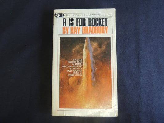 Vintage 1969 Mass Market Paperback R Is For Rocket Ray Bradbury Bantam Pathfinder