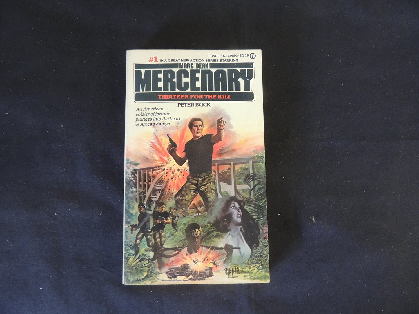 Vintage 1981 Marc Dean Mercenary #1: Thirteen For the Kill Peter Buck First Printing