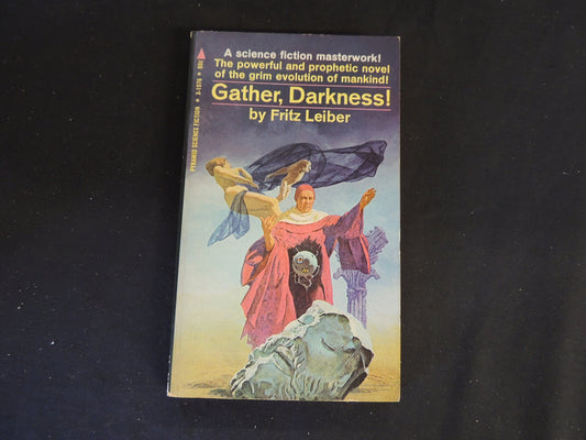 Vintage 1969 Mass Market Paperback Gather, Darkness! Fritz Leiber Pyramid Books First Edition