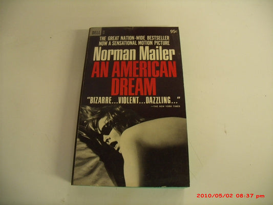 Vintage 1966 Mass Market Paperback An American Dream Norman Mailer Dell Books New Edition