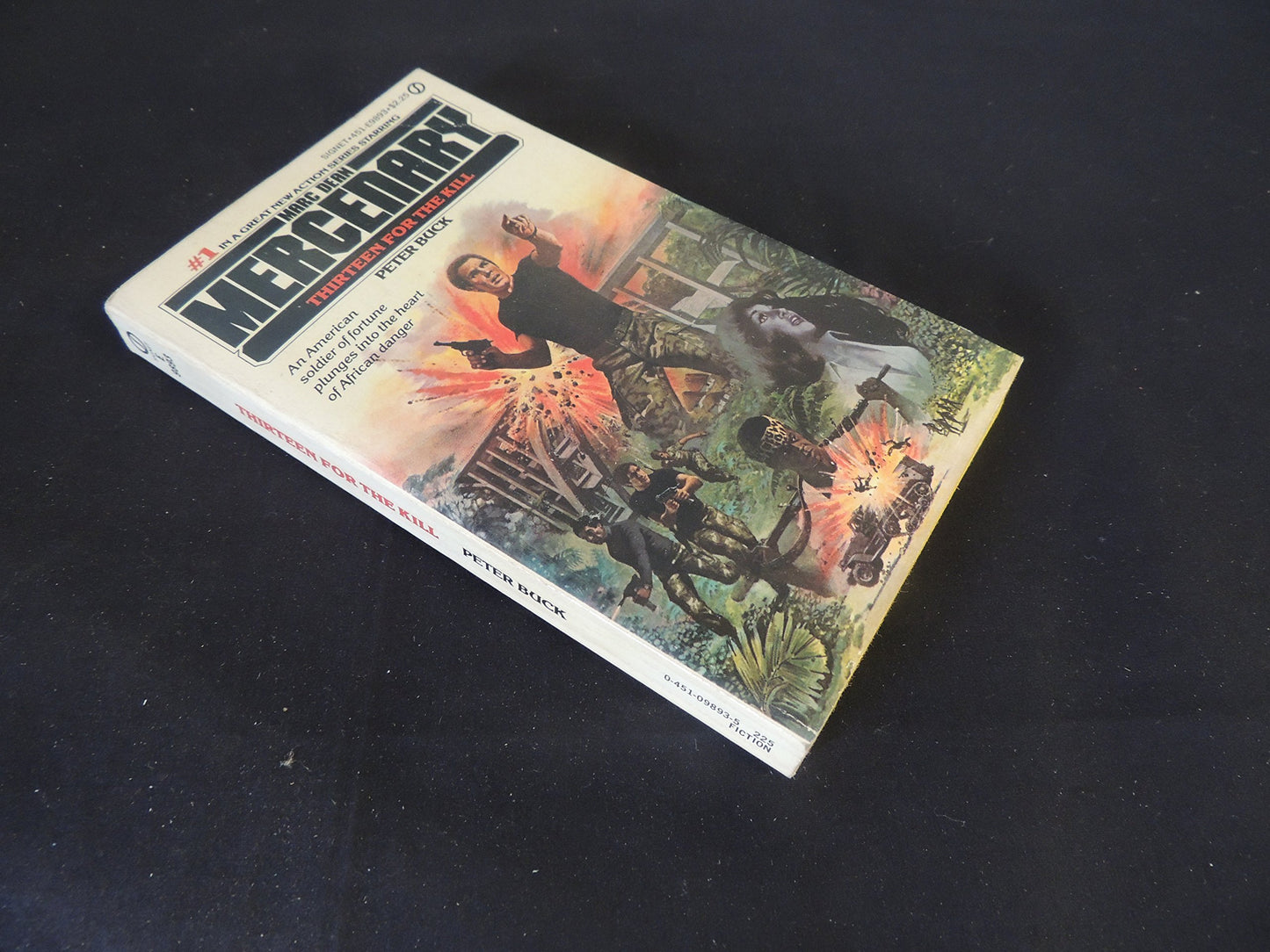 Vintage 1981 Marc Dean Mercenary #1: Thirteen For the Kill Peter Buck First Printing