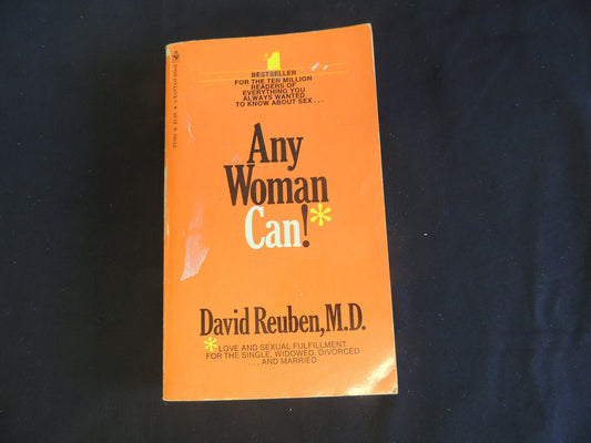 Vintage 1972 Mass Market Paperback Any Woman Can!* David Reuben