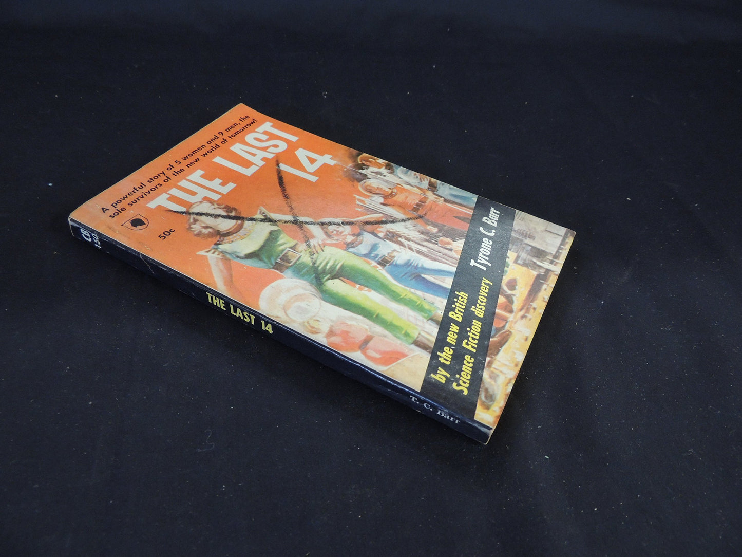 Vintage 1960 Mass Market Paperback The Last 14 Tyrone C Barr Chariot Books First Edition