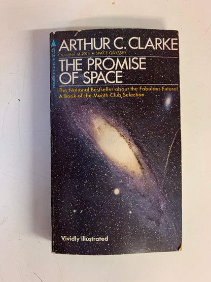 Vintage 1970 Mass Market Paperback The Promise of Space Arthur C. Clarke Pyramid Books First Printing