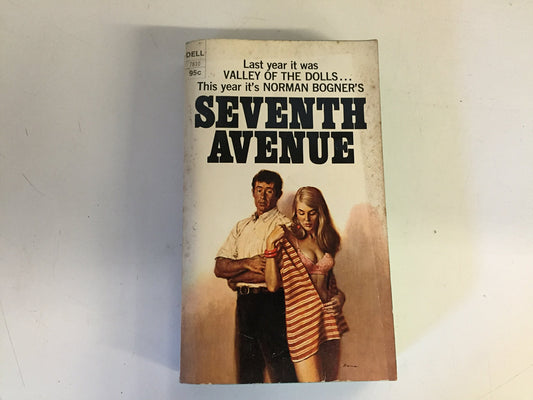 Vintage 1968 Mass Market Paperback Seventh Avenue Norman Bogner Dell Books First Printing